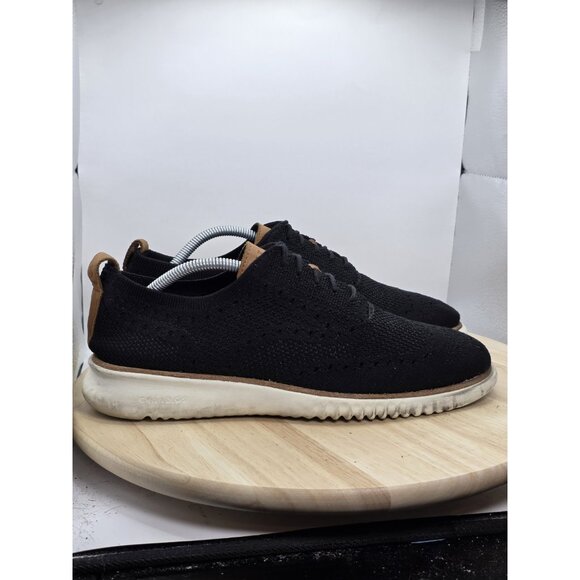 Cole Haan Mens 2.ZeroGrand Stitchlite C27568 Black Oxford Shoes Size 9M - Picture 3 of 9